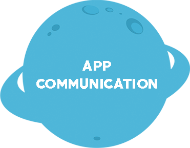 Tiny Planet comunicacion-via-app